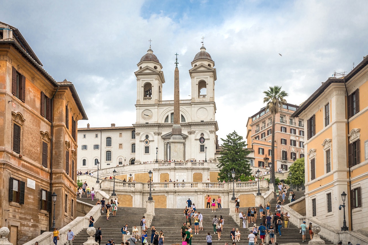 Stop by the Spanish Steps during your 2 days in Rome Itinerary