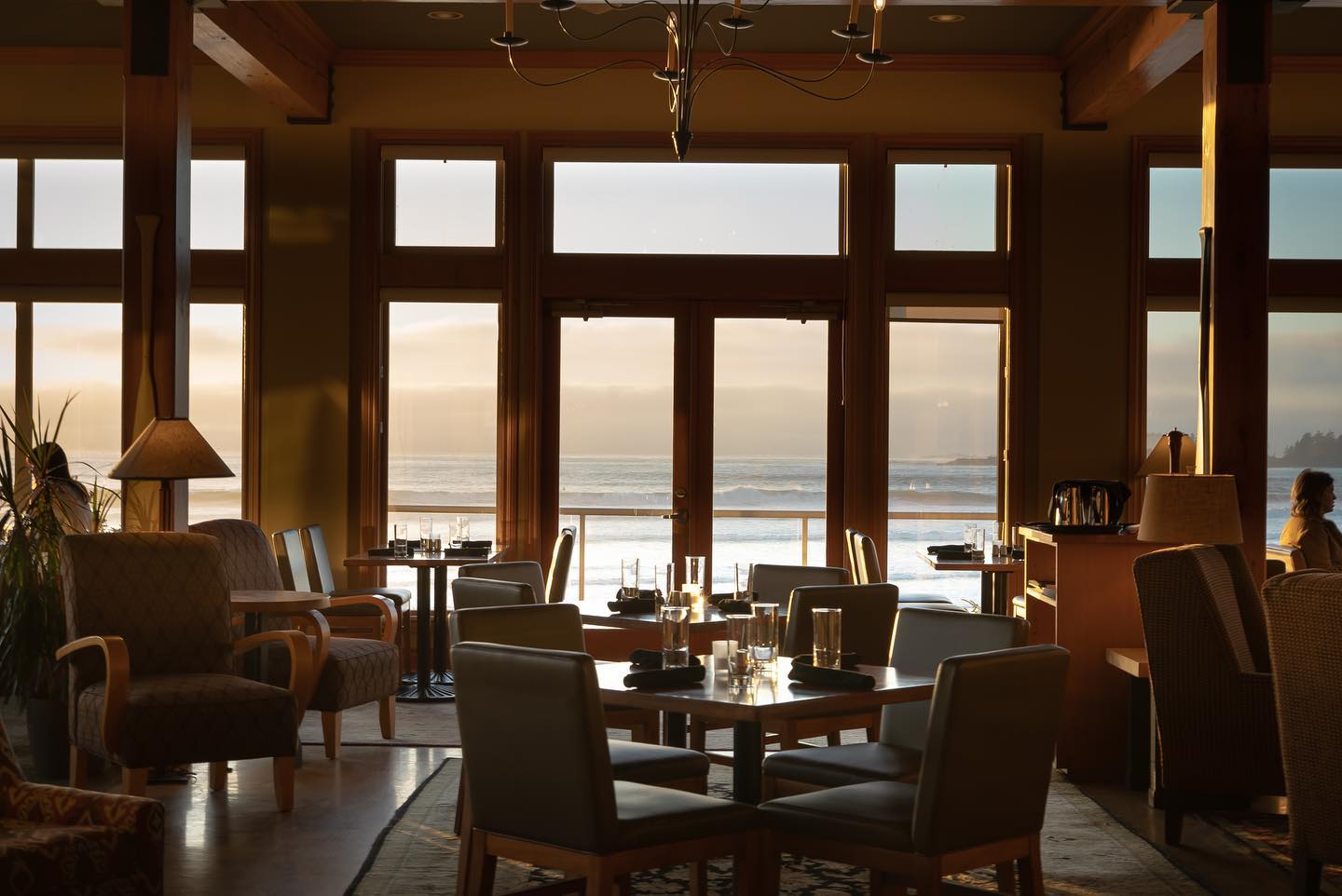 The Great Room Restaurant at the Long Beach Lodge in Tofino